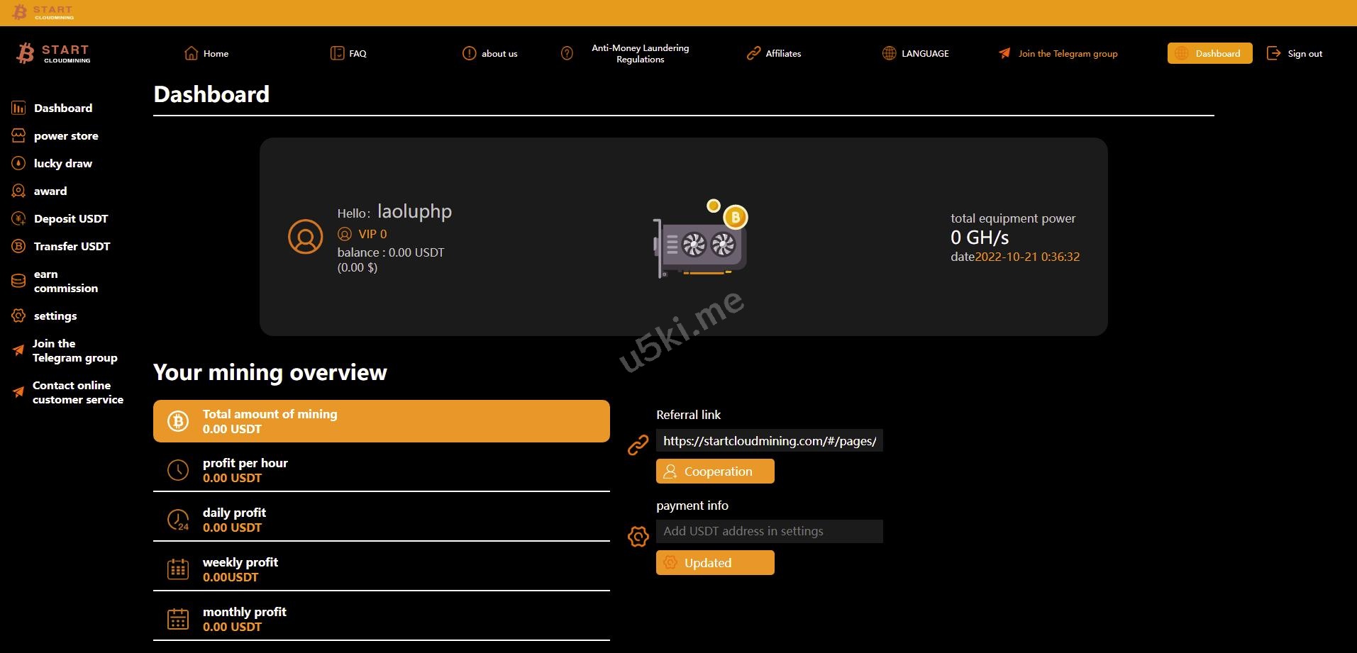 【海外矿机投资理财】定制版八国语言海外矿机挖矿理财系统