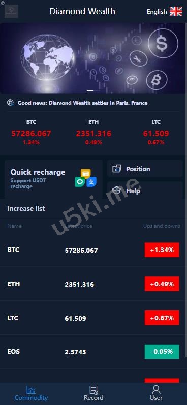 修复汇汇通微盘/USDT充值/完美运营版/完整数据/K线正常/多语言系统源码