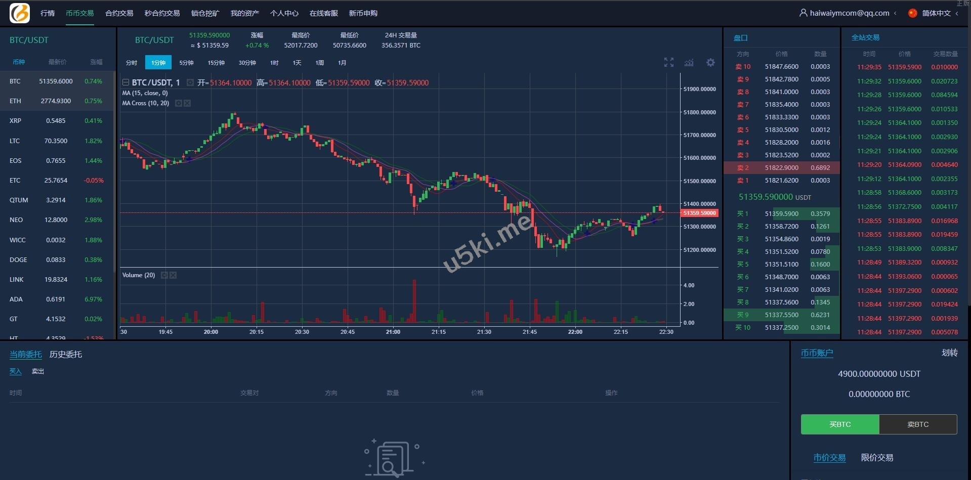 新UI多语言海外交易所/永续合约/秒合约/锁仓挖矿/前端uniapp - 图7