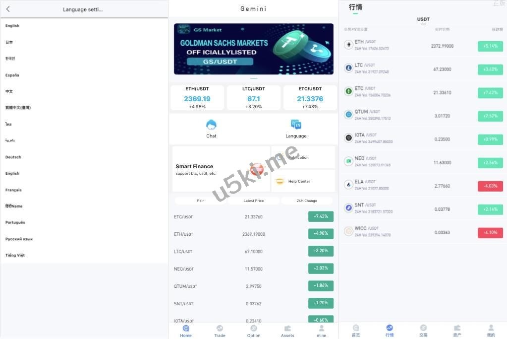 国外盘多语言交易所系统/秒合约交易/新币认购/前端uniapp