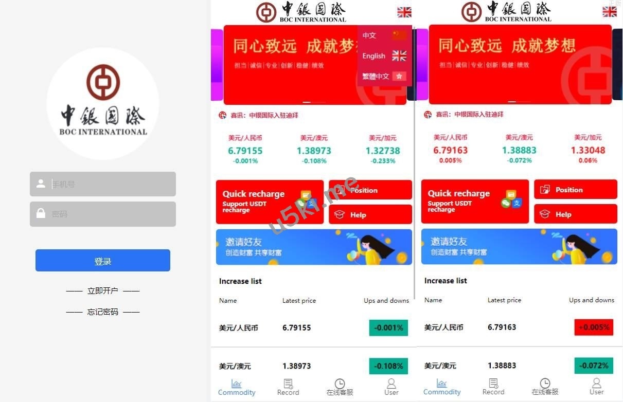 国外盘多语言微盘系统源码/微交易系统/外汇投资系统/投资理财