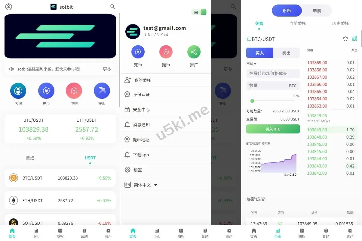 【国外盘多语言运营级别交易所】前端uniapp vue后端Larave海外交易所/期权交易/合约交易/多语言申购交易所