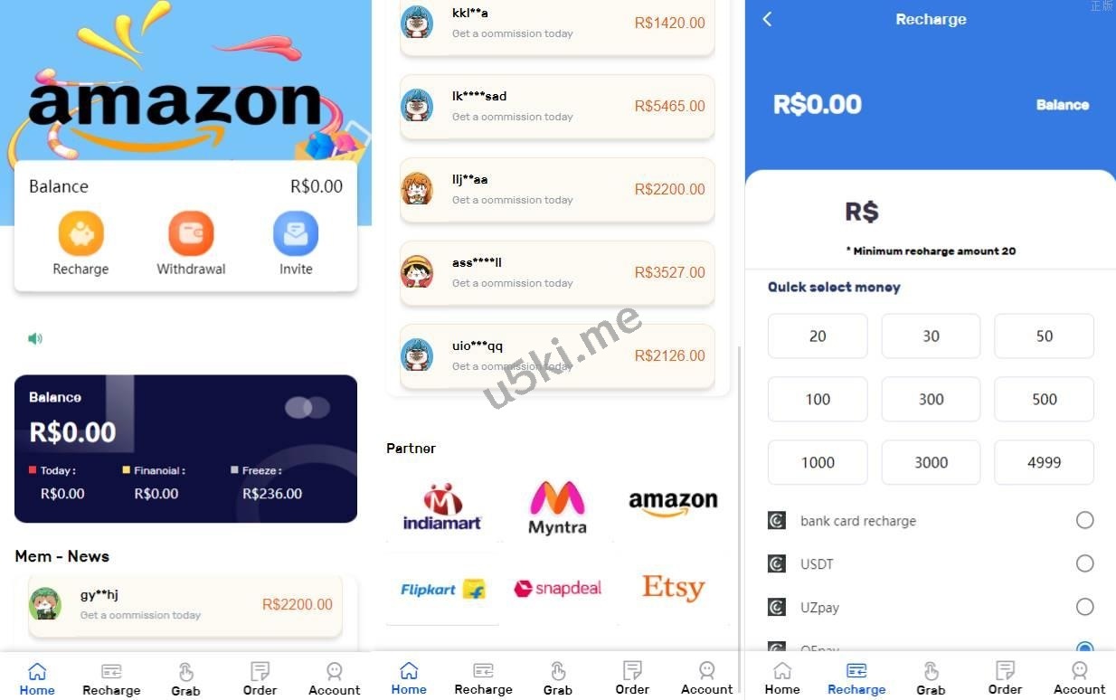 新的版本UI多语言亚马逊抢单_刷单源代码/订单自动匹配系统