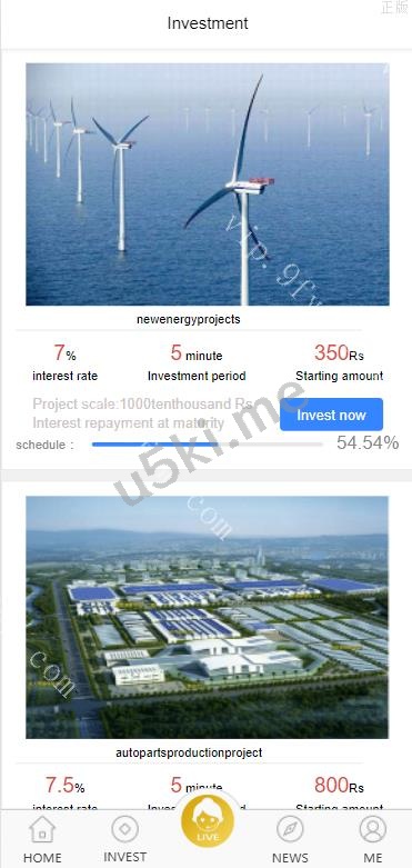 二开英文版p2p投资理财源码/众筹投资分红系统